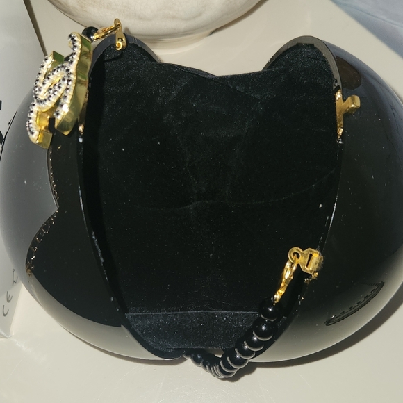 Rare! Black Pearl Sphere Bag. 2016 VIP Gift From Dubai! Incredibly Hard To Find! - Picture 8 of 11